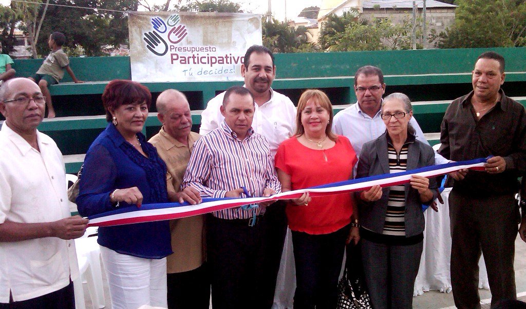 Inauguran obras del Presupuesto Participativo